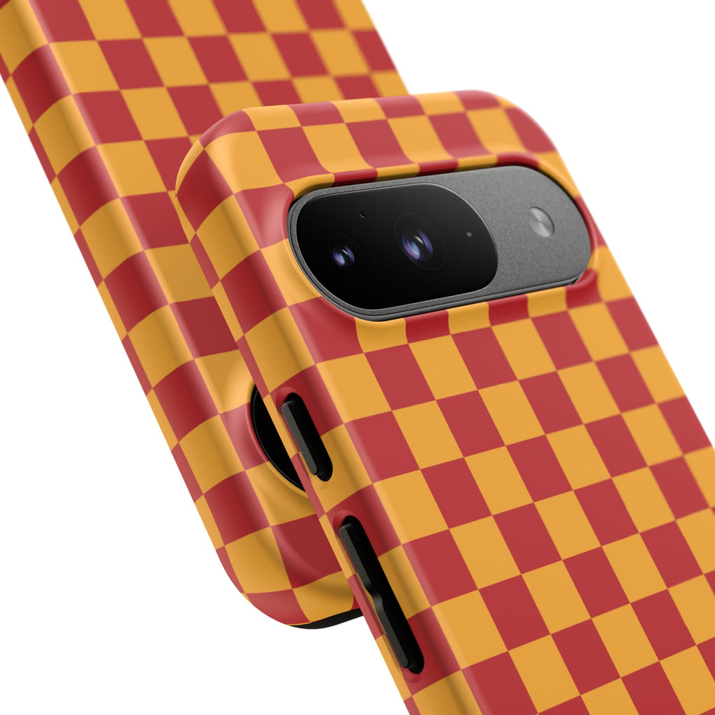 Checked - Red/Yellow