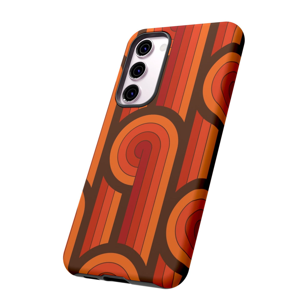 60's Wallpaper - Orange/Brown