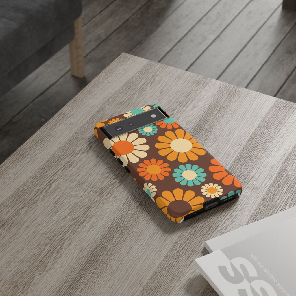 Flowers - Brown/Yellow