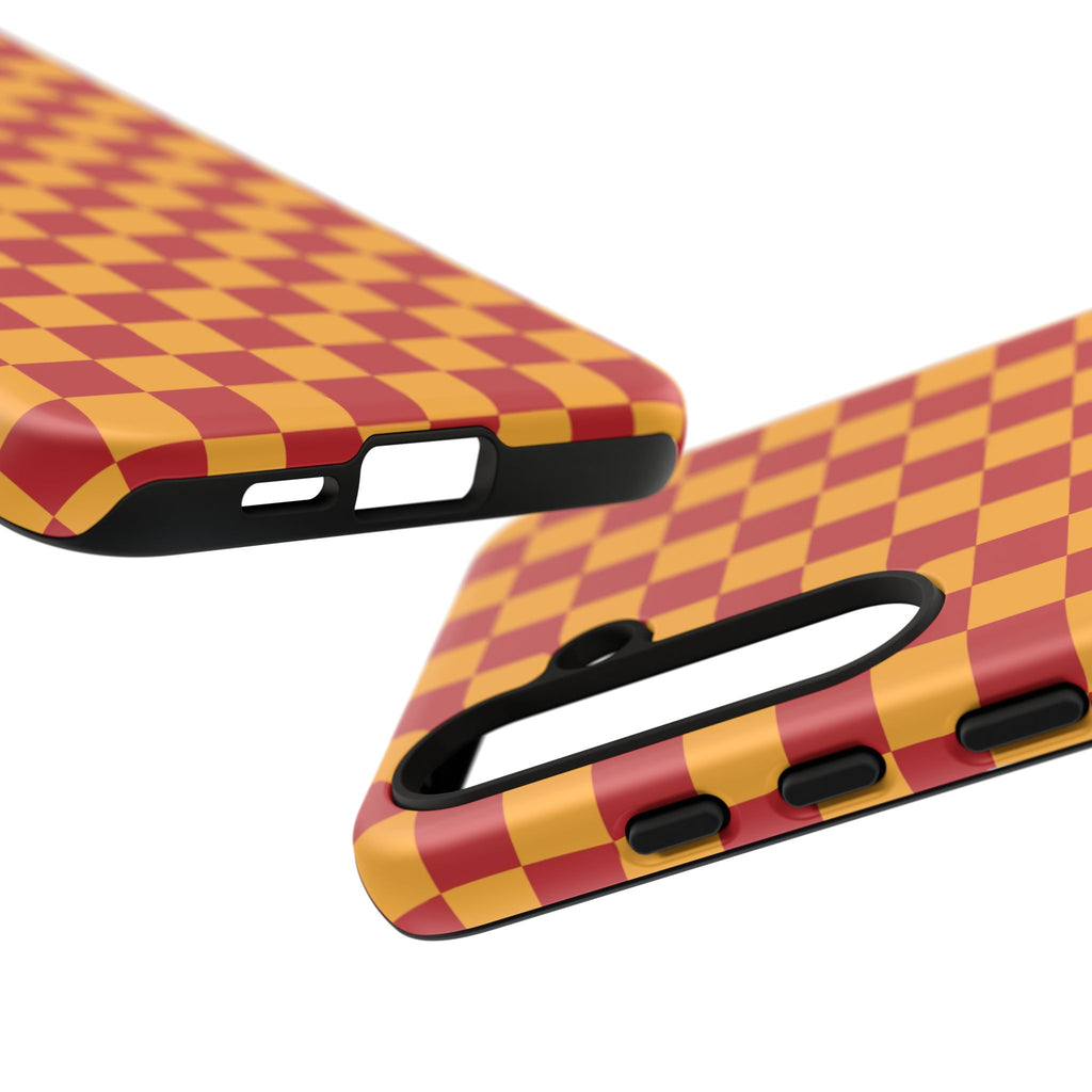 Checked - Red/Yellow