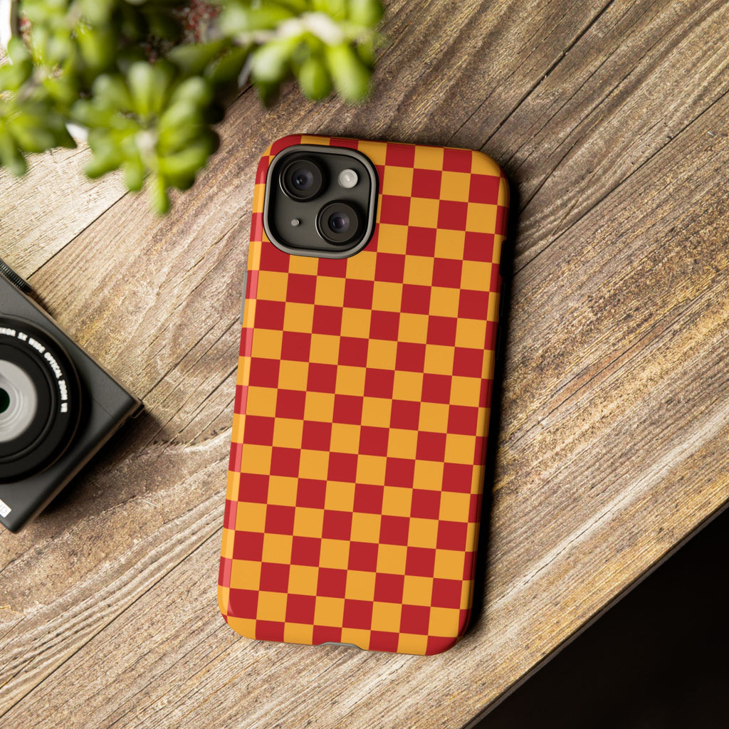 Checked - Red/Yellow