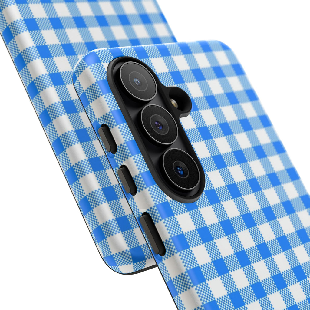 Checked - Blue