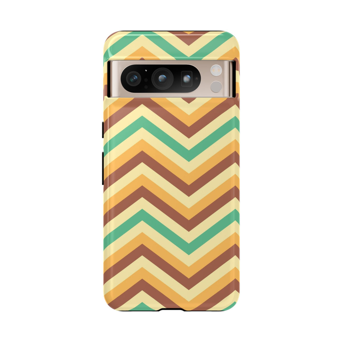 Zig Zags - Brown/Green