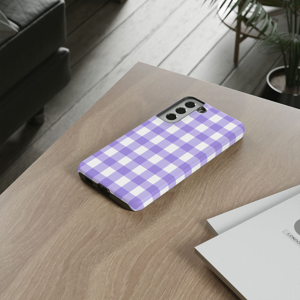 Checked - Lavender