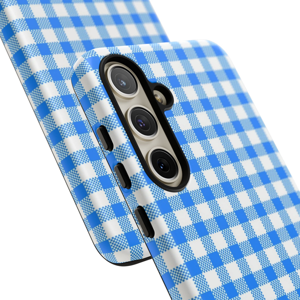 Checked - Blue