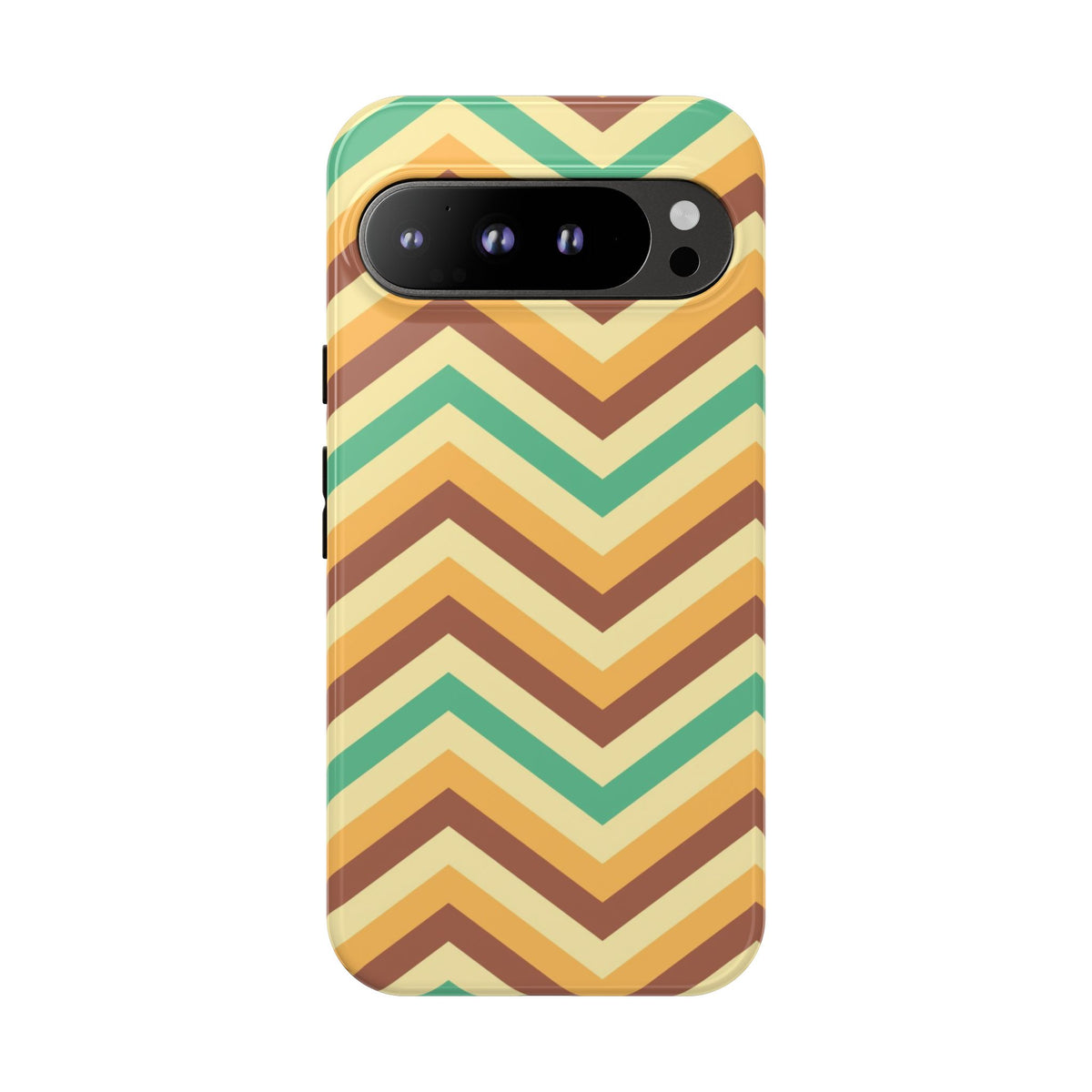 Zig Zags - Brown/Green