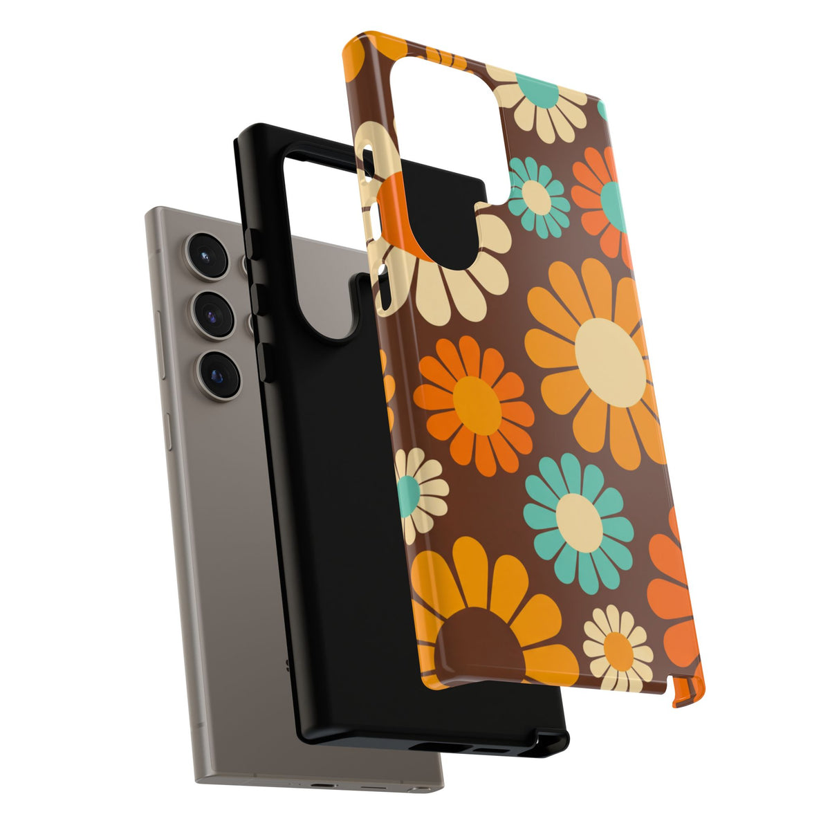 Flowers - Brown/Yellow