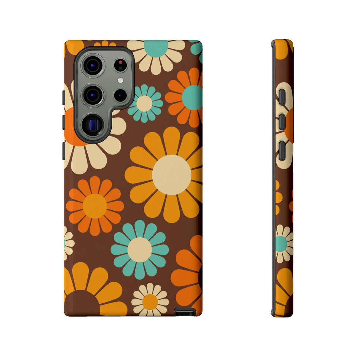 Flowers - Brown/Yellow