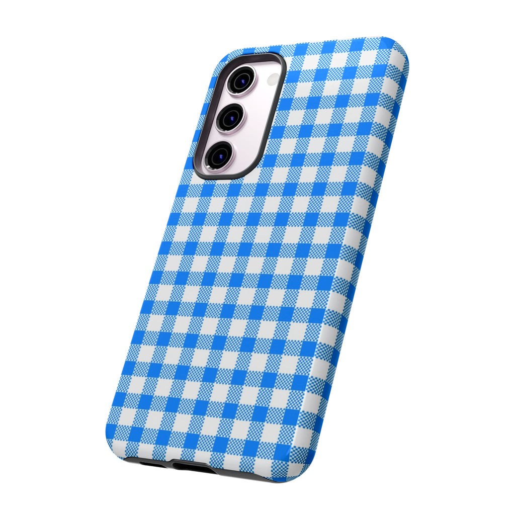 Checked - Blue