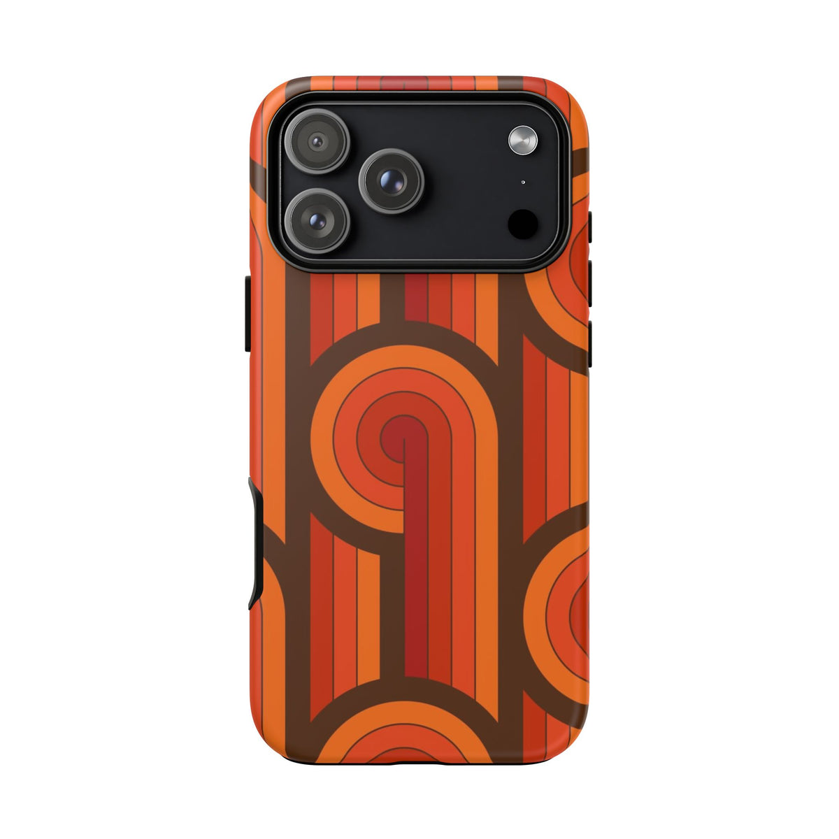 60's Wallpaper - Orange/Brown