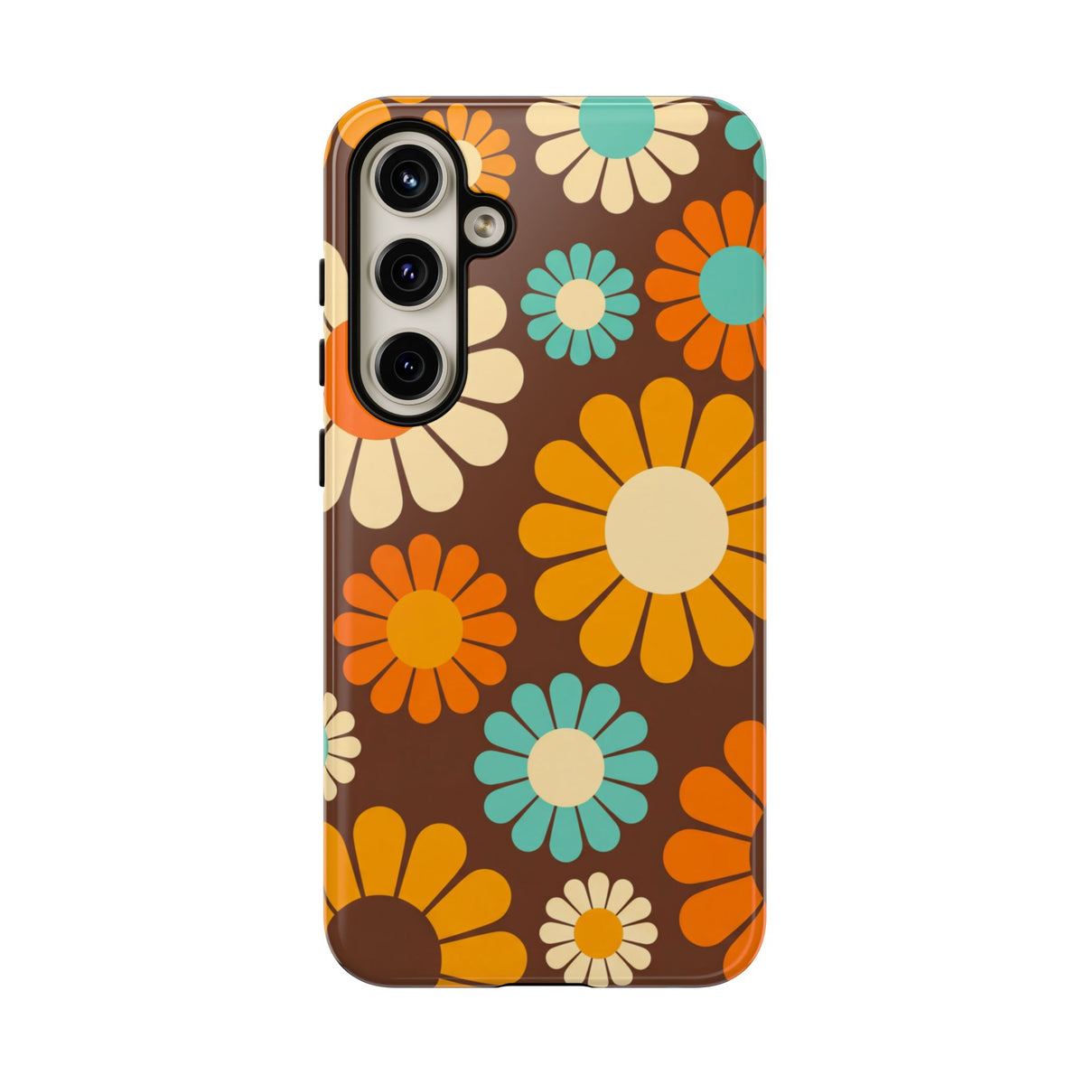Flowers - Brown/Yellow