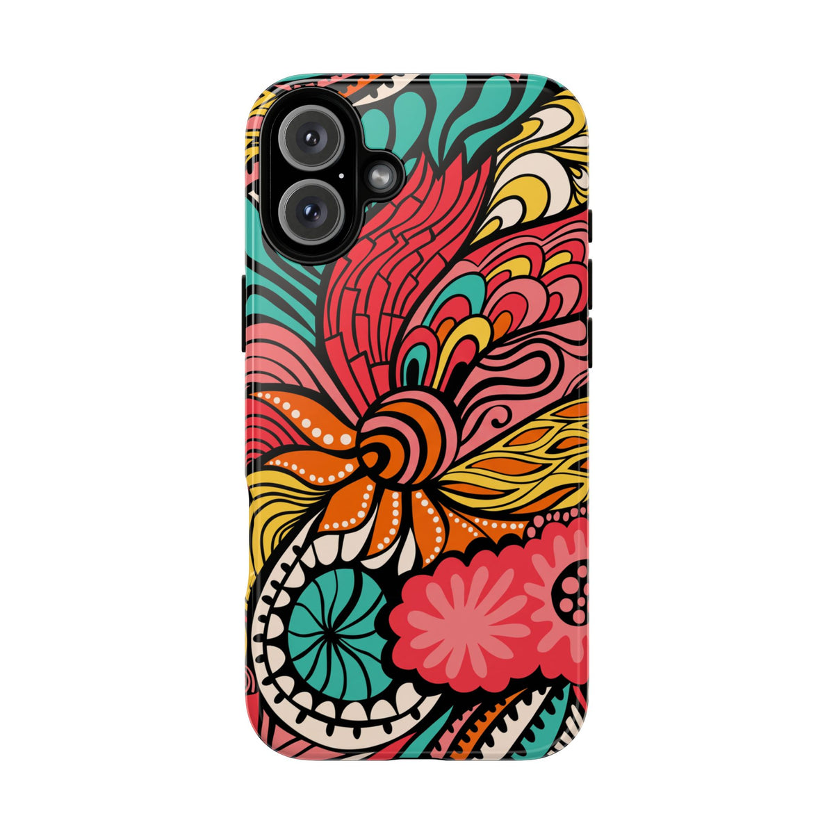 Abstract - Orange/Blue/Pink