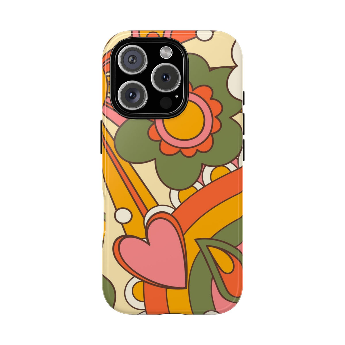 60's Wallpaper - Pink/Green