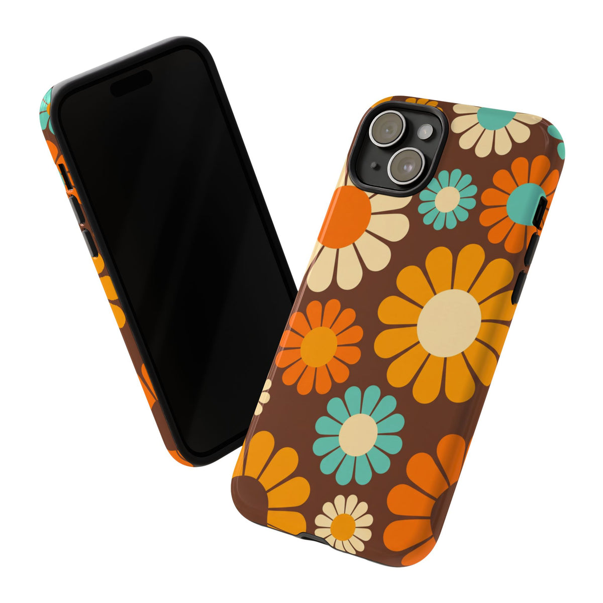Flowers - Brown/Yellow