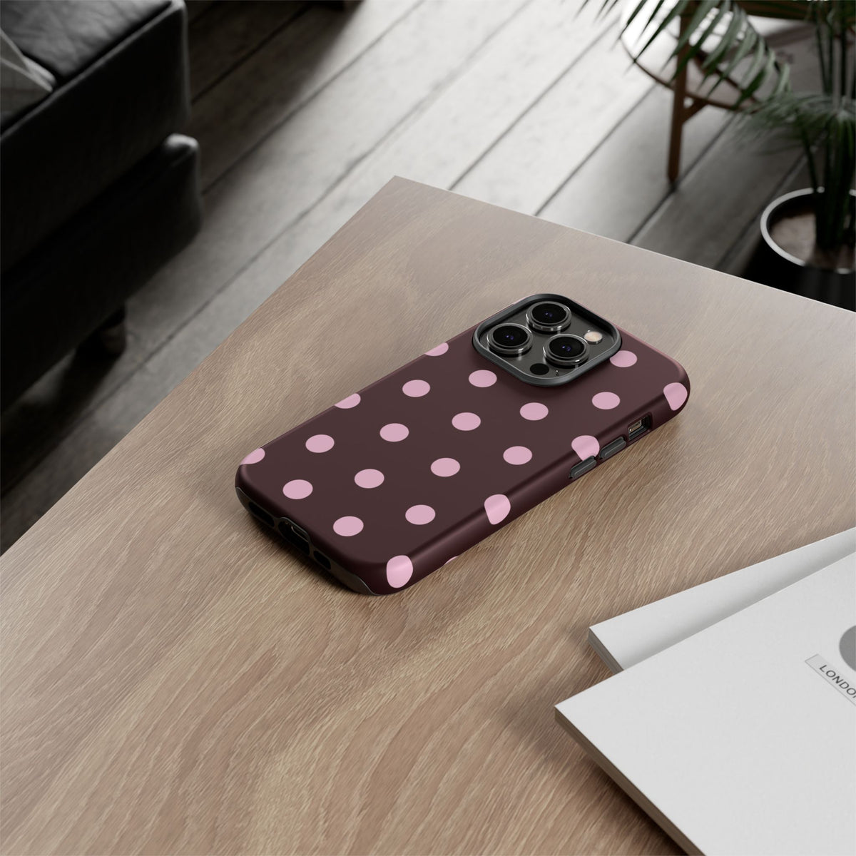 Spotted - Pink/Brown