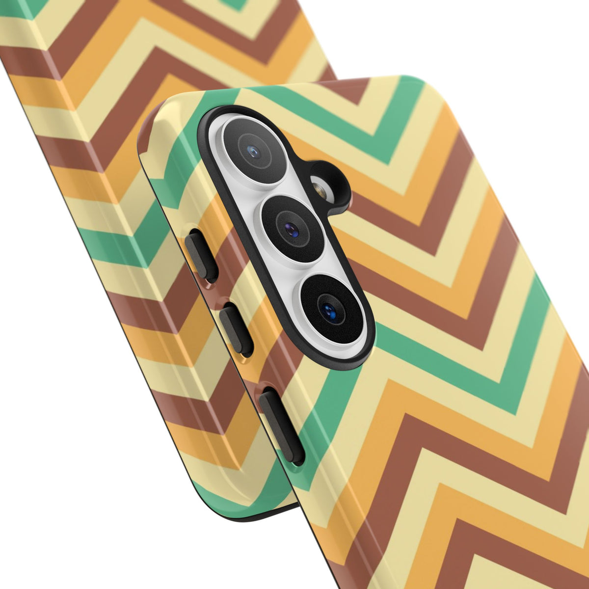 Zig Zags - Brown/Green