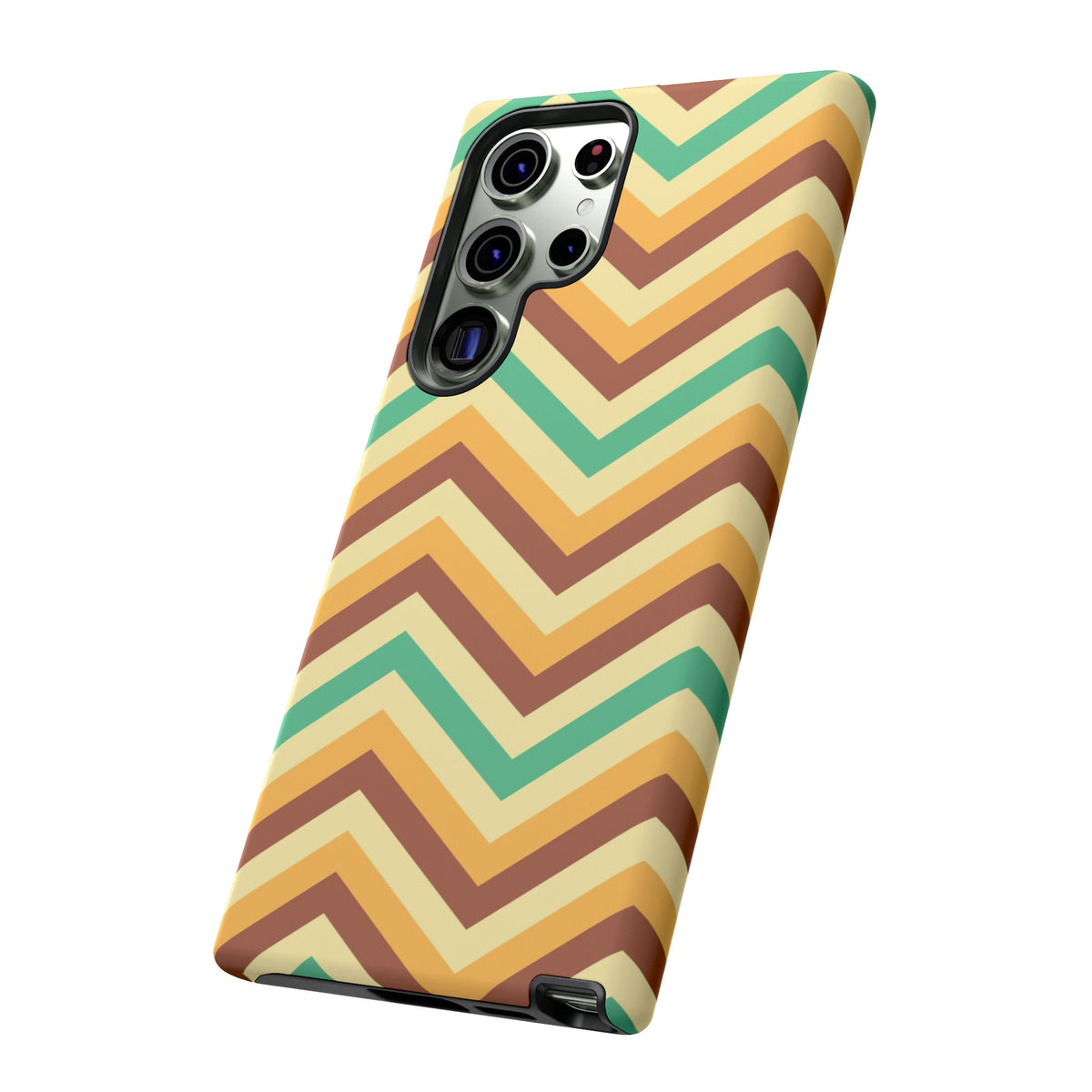 Zig Zags - Brown/Green