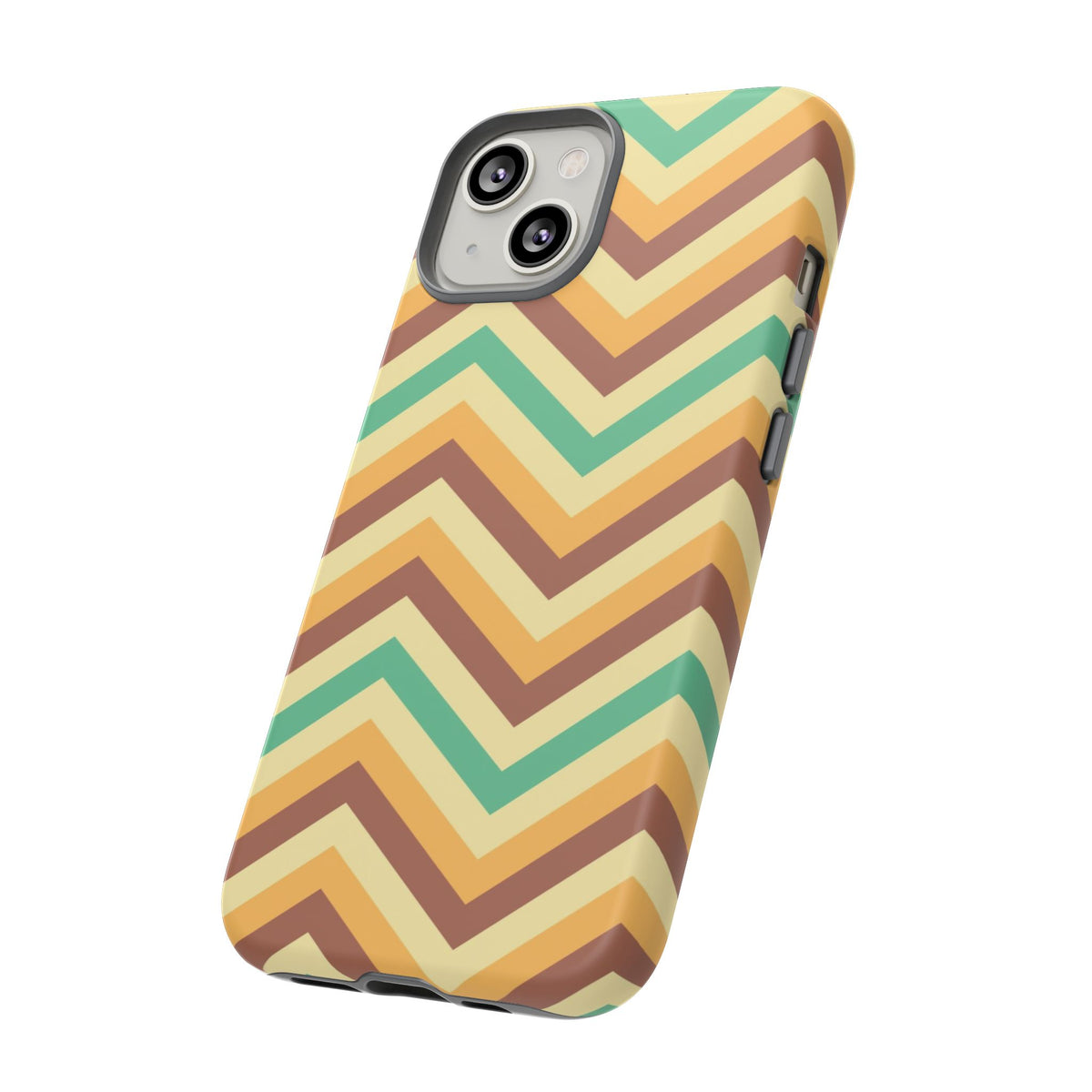 Zig Zags - Brown/Green