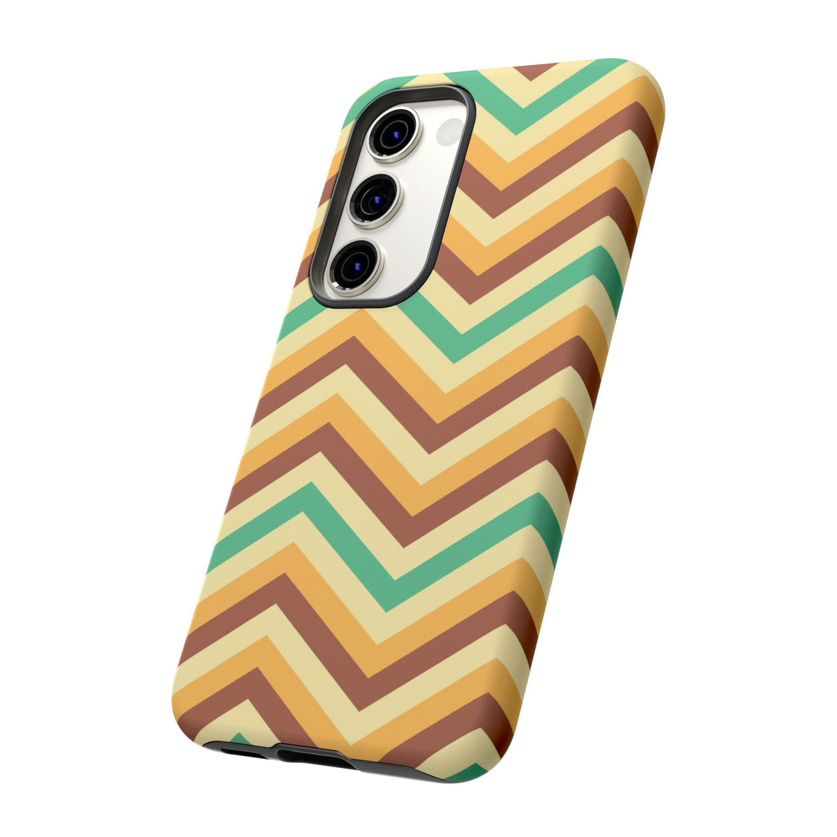 Zig Zags - Brown/Green