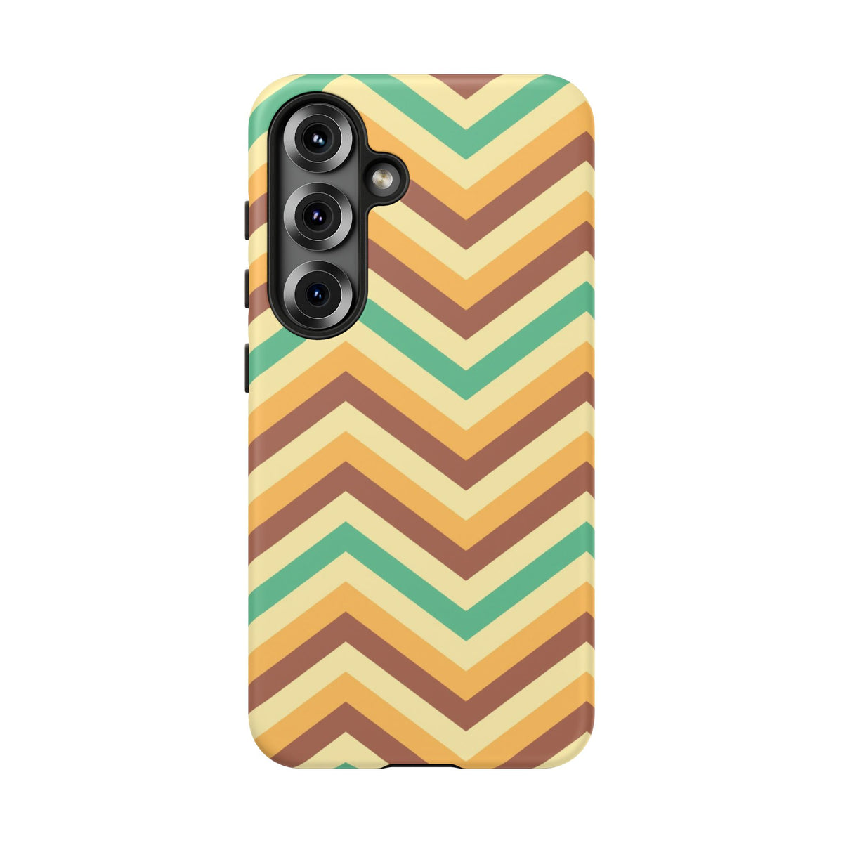 Zig Zags - Brown/Green