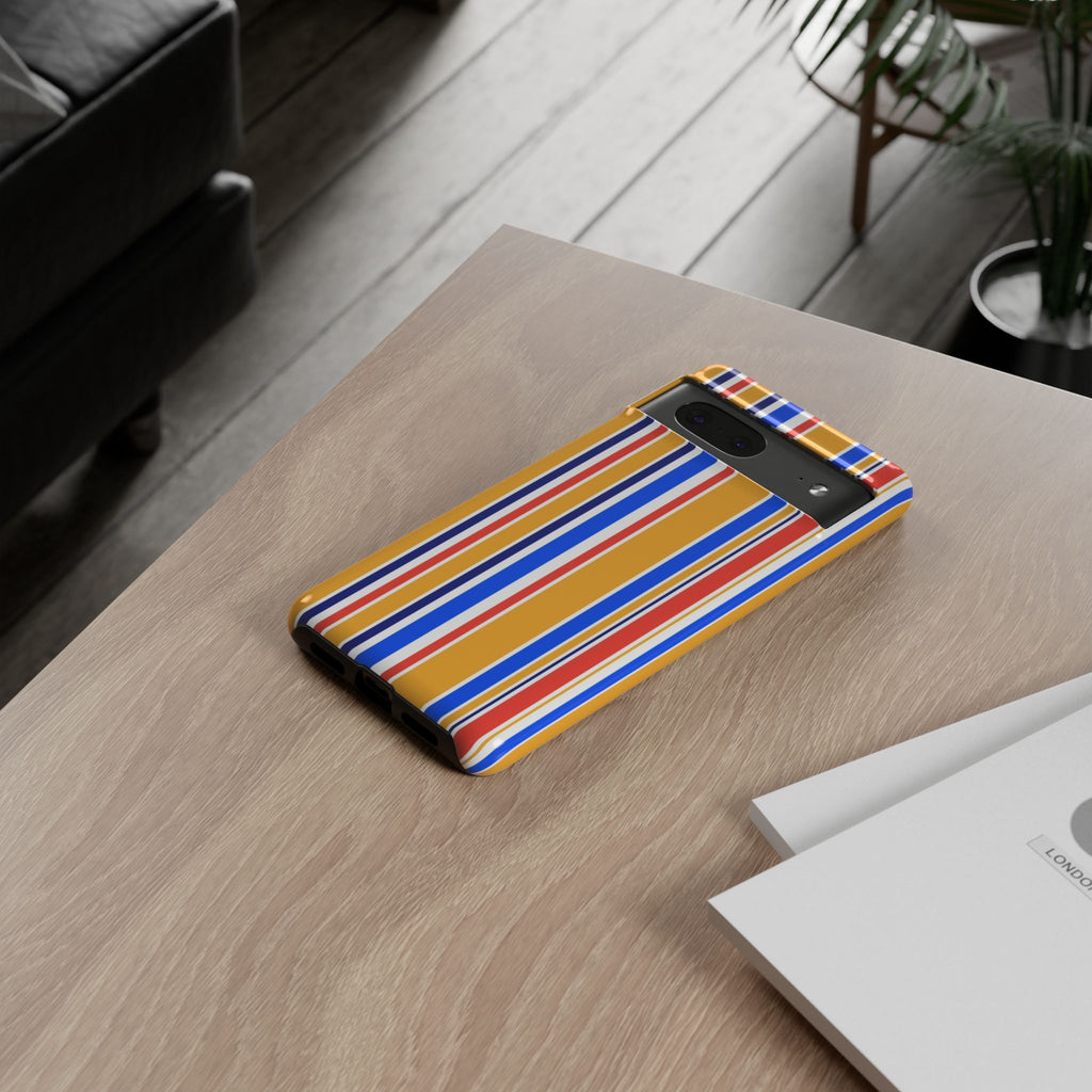 Candy Stripes - Yellow/Blue
