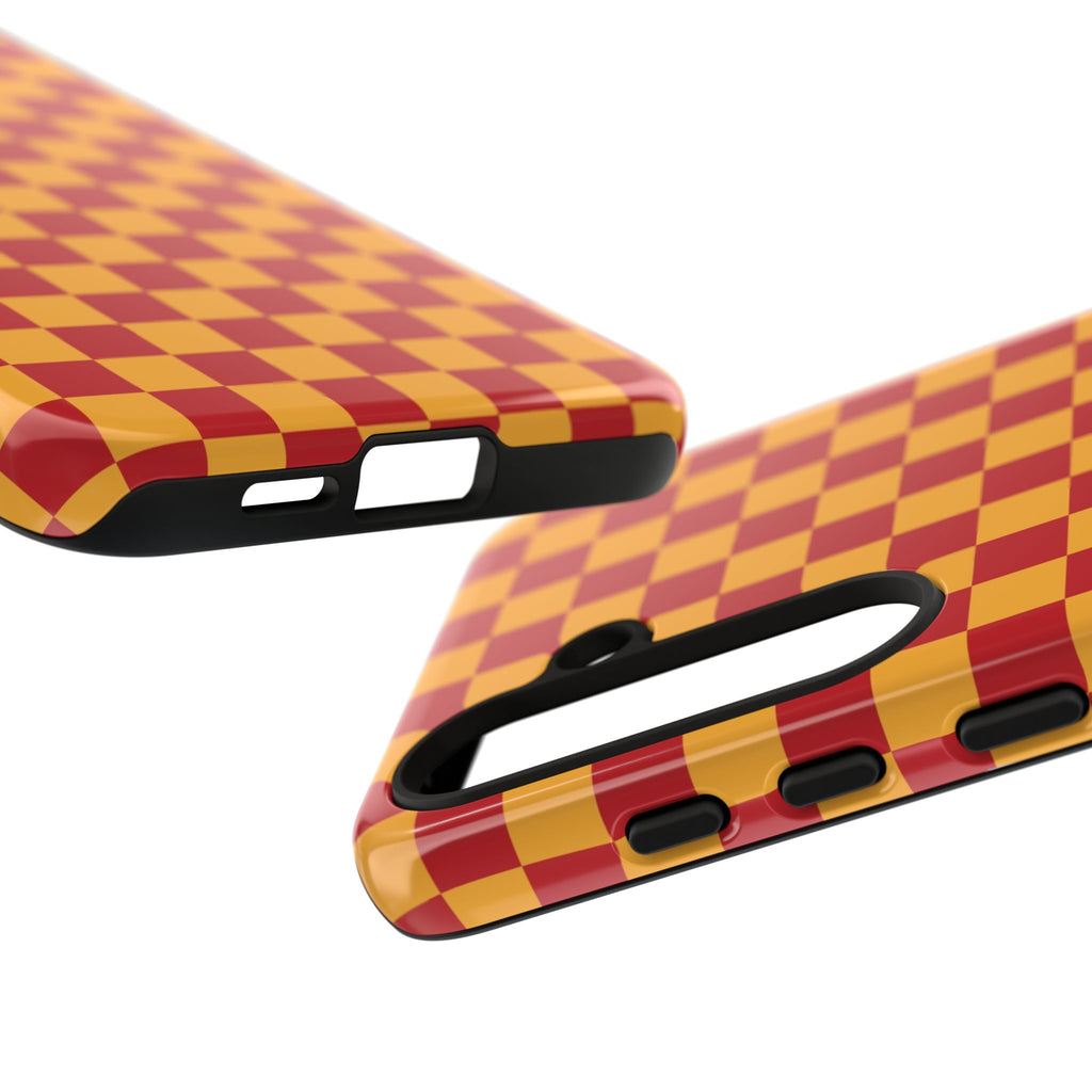 Checked - Red/Yellow