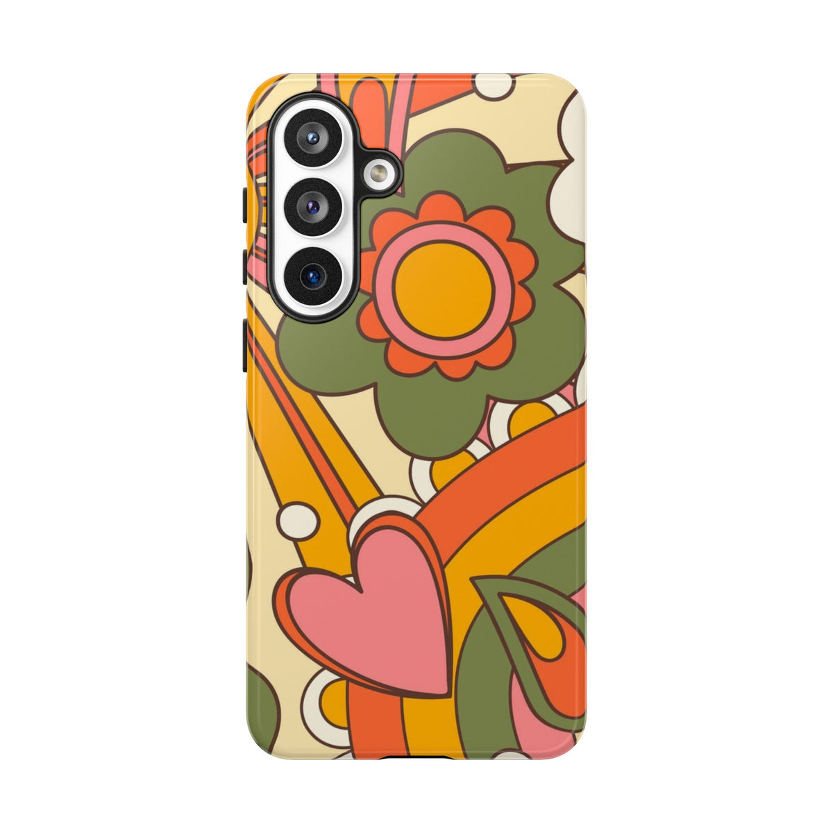 60's Wallpaper - Pink/Green