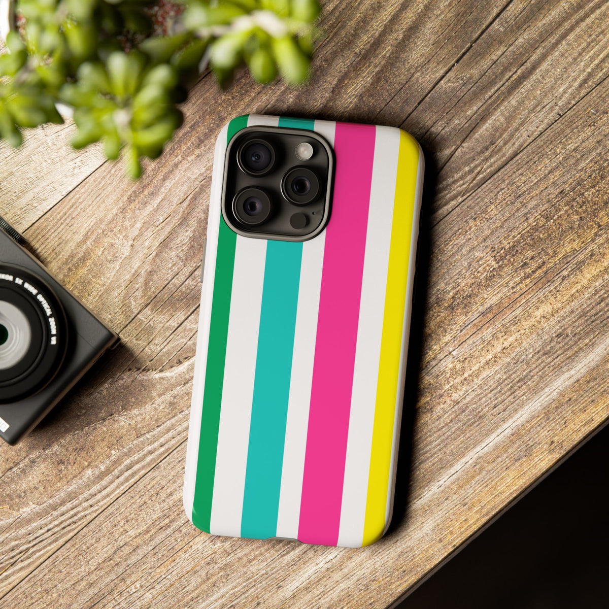 Candy Stripes - Pink/Yellow/Green