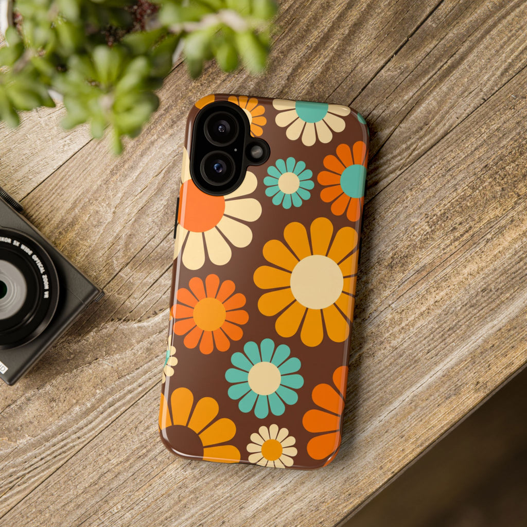 Flowers - Brown/Yellow