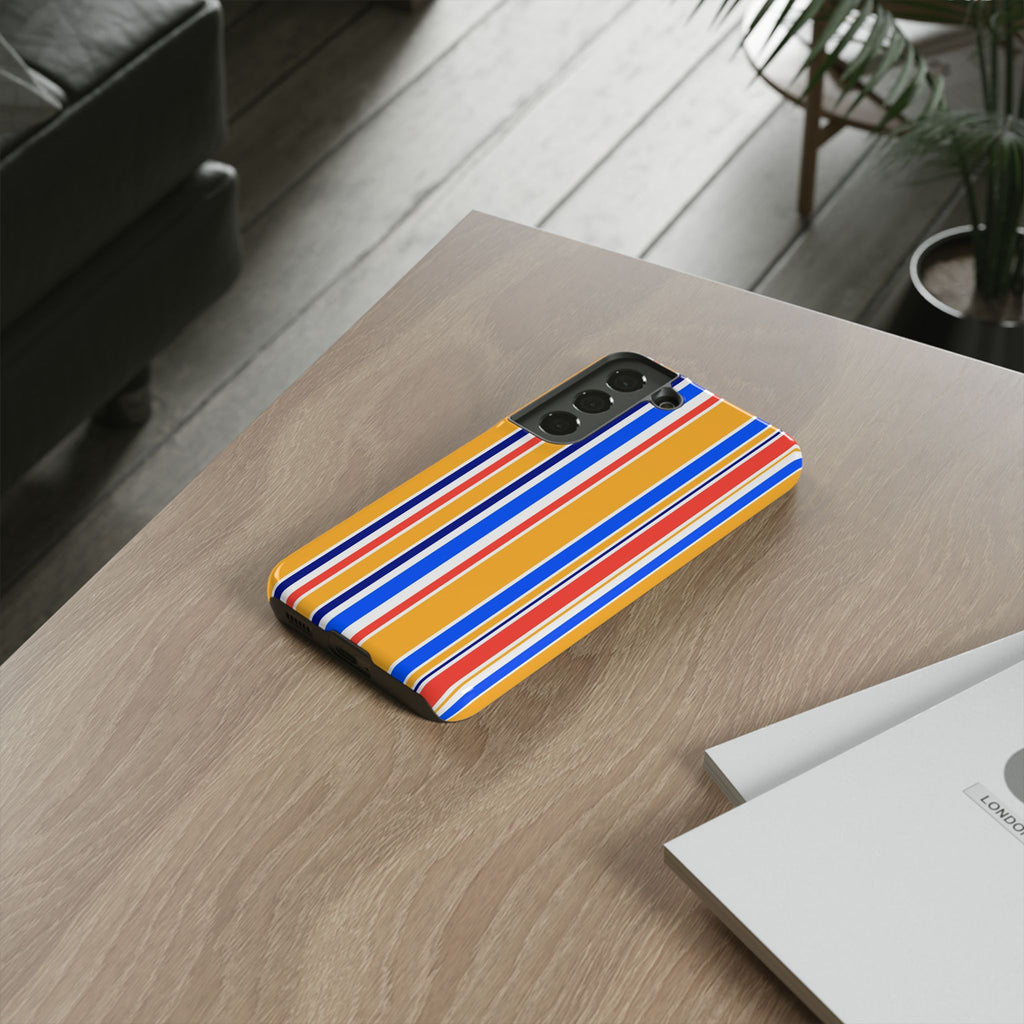 Candy Stripes - Yellow/Blue