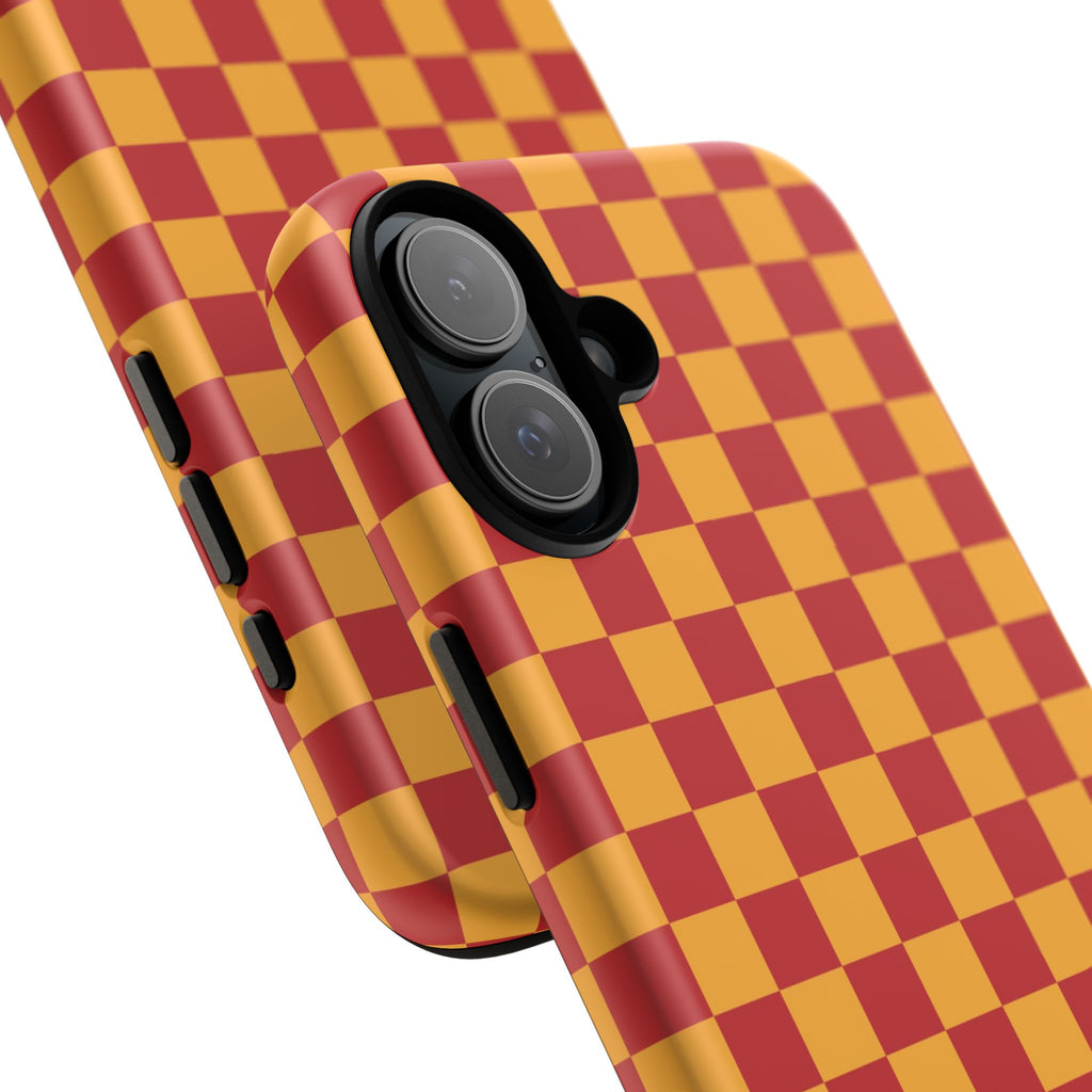 Checked - Red/Yellow