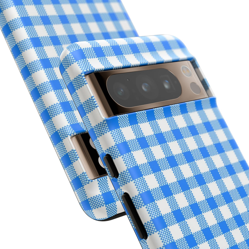Checked - Blue