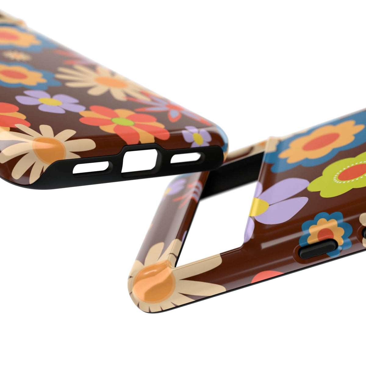 Flowers - Brown/Blue