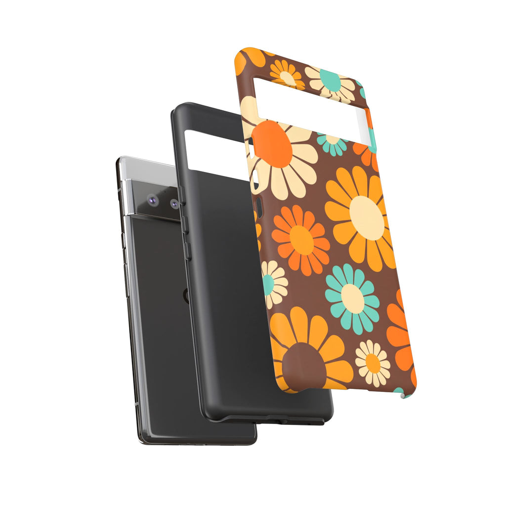 Flowers - Brown/Yellow