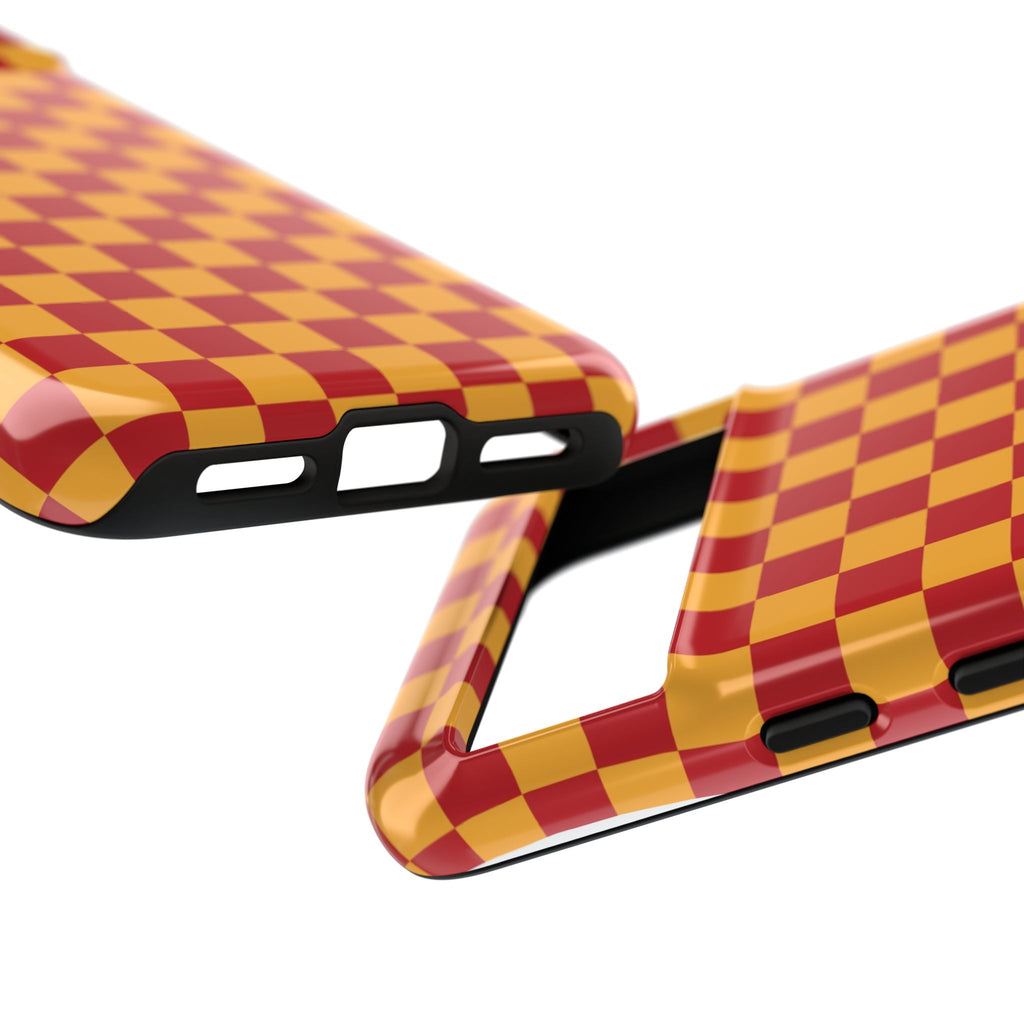 Checked - Red/Yellow