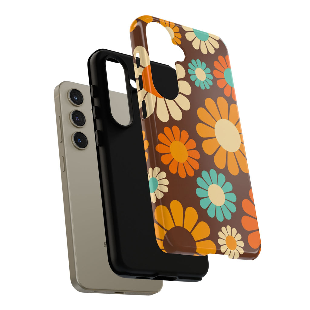 Flowers - Brown/Yellow