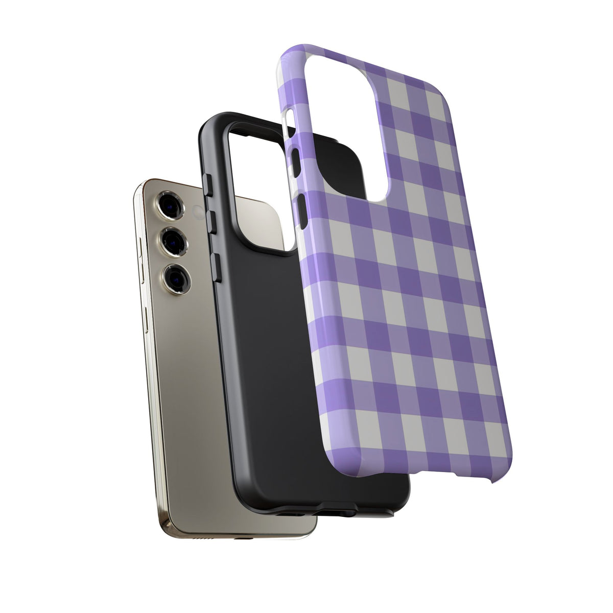 Checked - Lavender