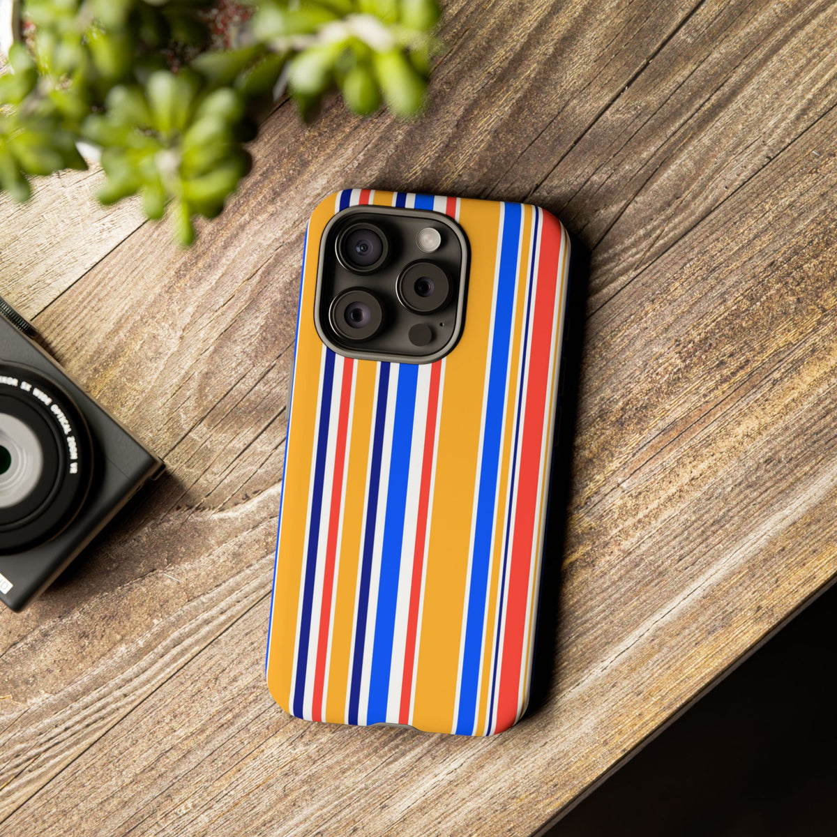 Candy Stripes - Yellow/Blue