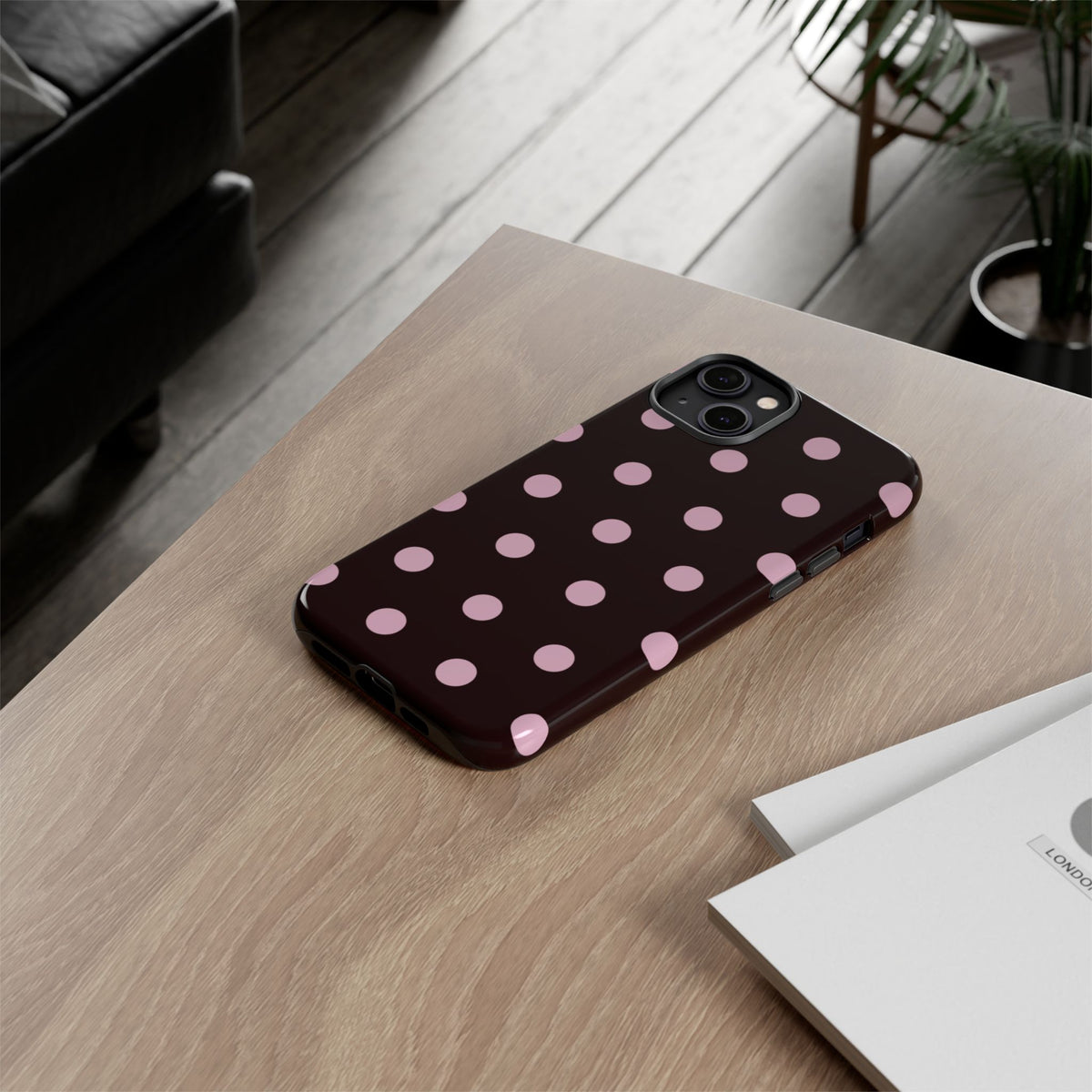 Spotted - Pink/Brown