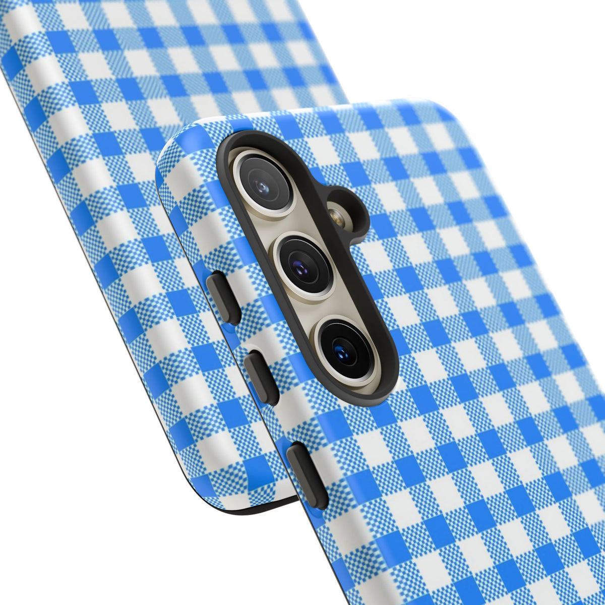 Checked - Blue