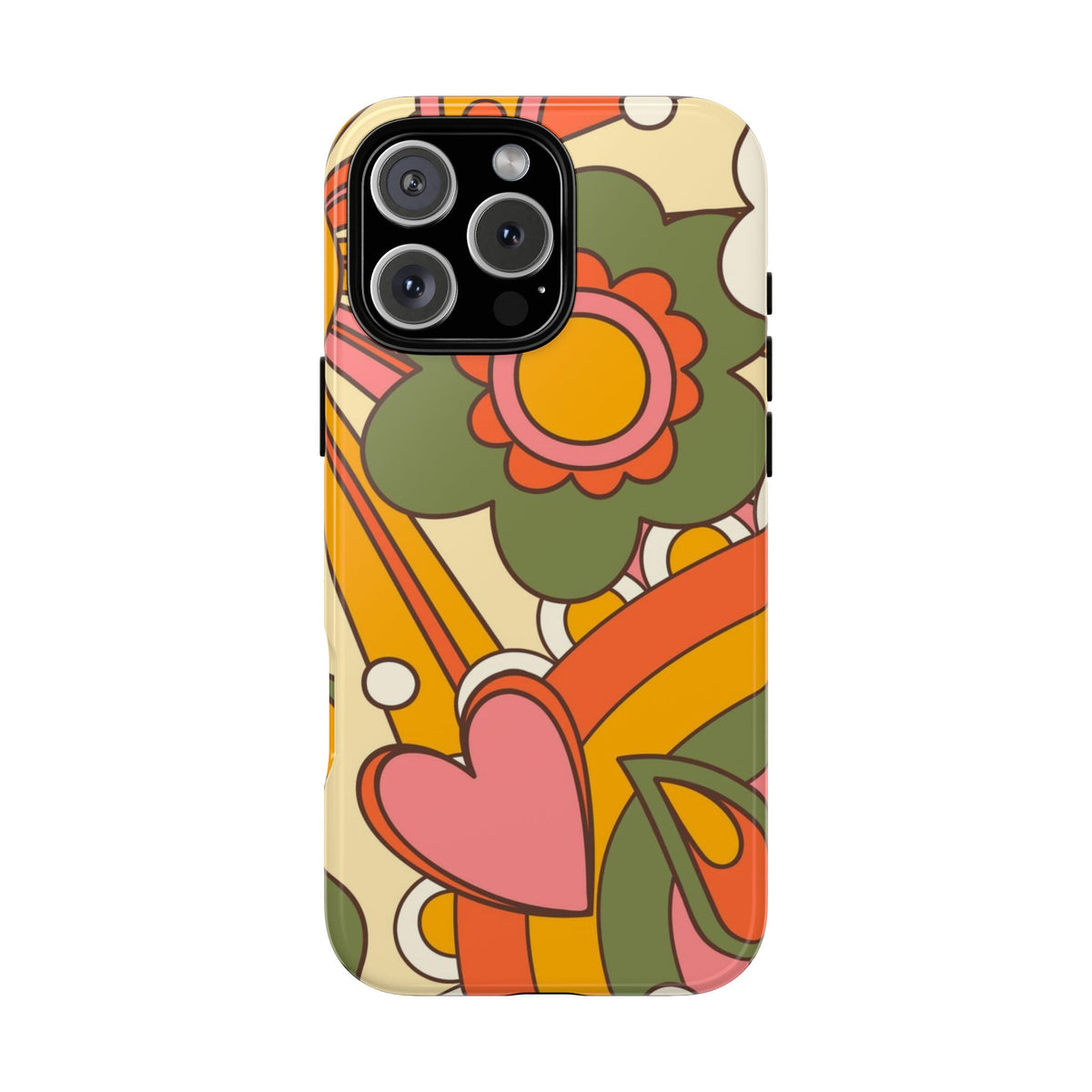 60's Wallpaper - Pink/Green