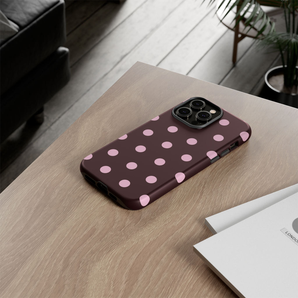 Spotted - Pink/Brown