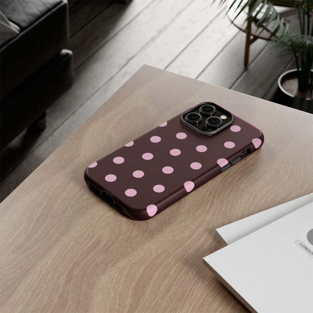 Spotted - Pink/Brown