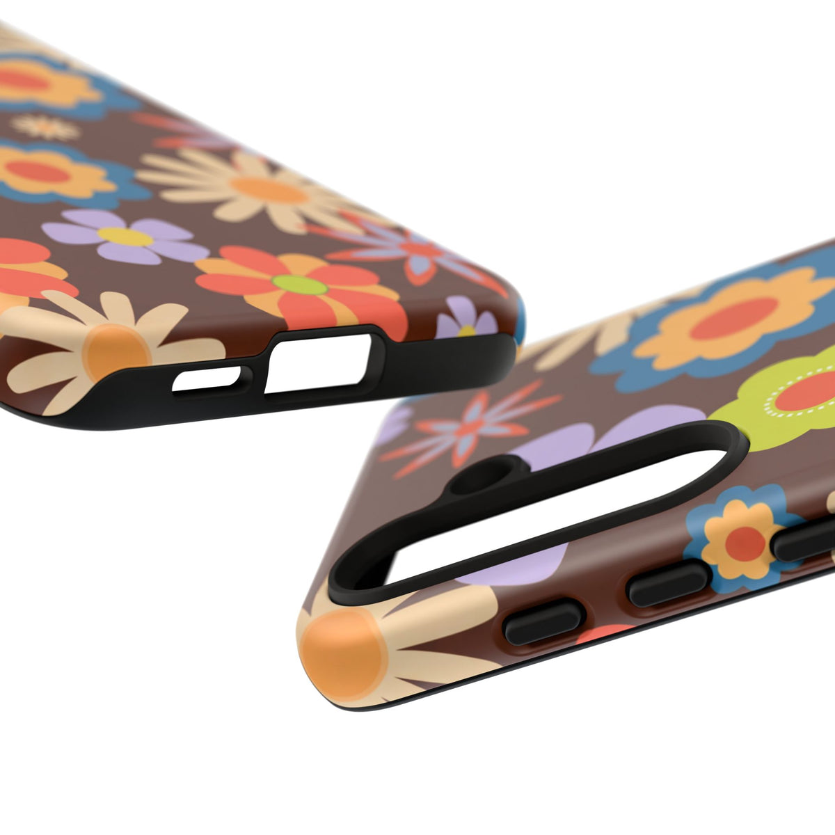 Flowers - Brown/Blue