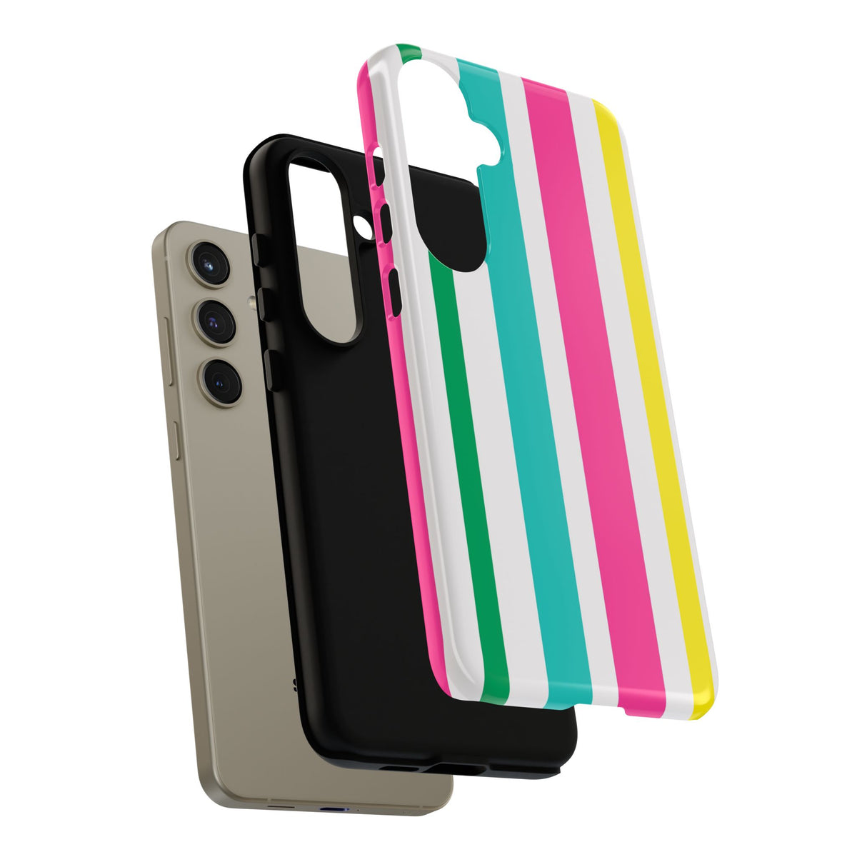 Candy Stripes - Pink/Yellow/Green
