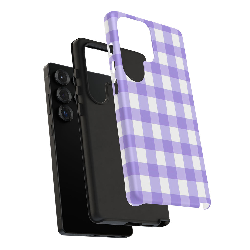 Checked - Lavender
