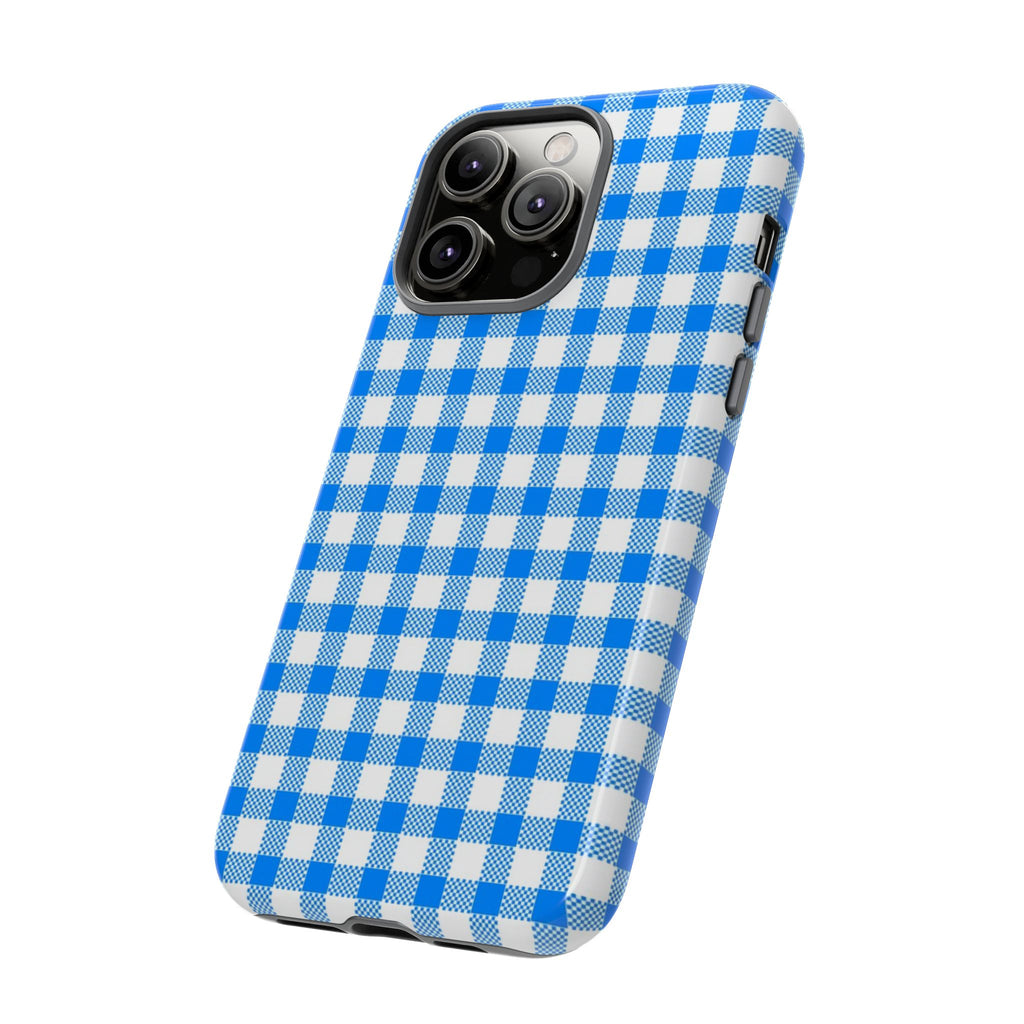 Checked - Blue