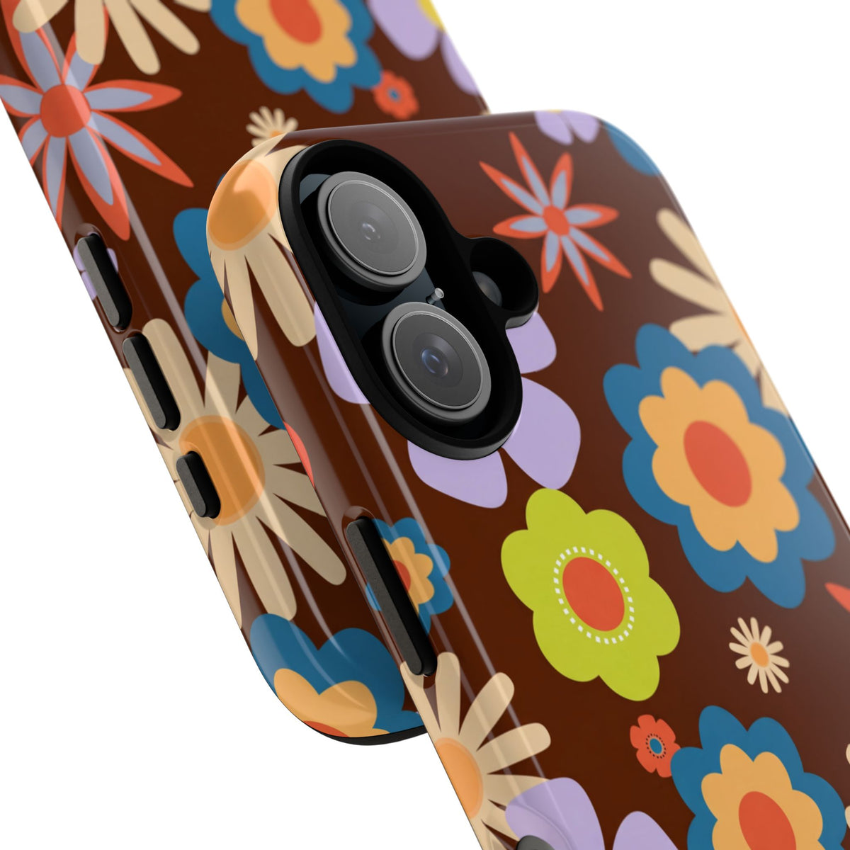Flowers - Brown/Blue