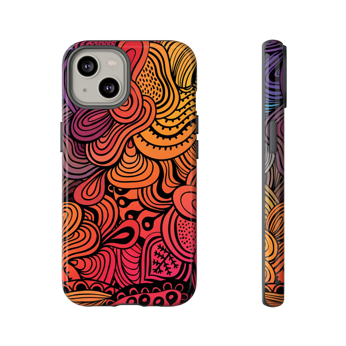 Abstract - Pink/Yellow