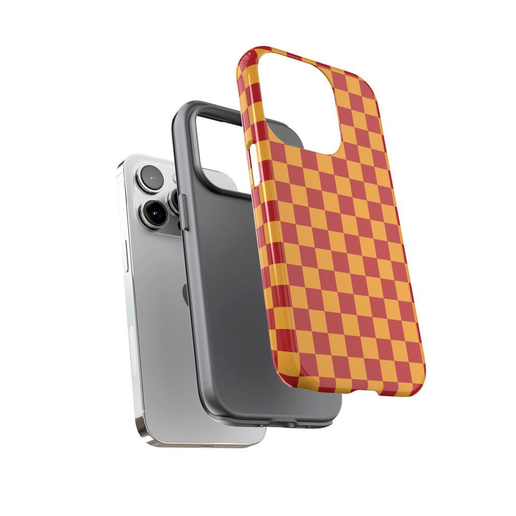 Checked - Red/Yellow
